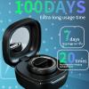JXYQZD Smart Ring, 2024 New Fitness Tracker Ring with Charging Case, IP68 Waterproof, Heart Rate, Blood Oxygen, Sleep Tracker, for Women Men(Black,19.9 mm) view 4