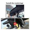 4K Car DVR Video Recorder Dash Cam Camera 2160P Compatible for Mercedes-Benz B180 B200 B300 W245 W246 W242 2013~2020(1600P Black,128G TF Card) view 3