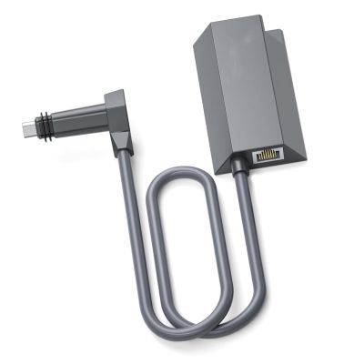 Ethernet Adapter, RJ45 Gigabit Satellite Internet Adapter for Gen 2 for Rectangular V2, 1000Mbps External Network Ethernet Adapter Cable