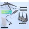 Ethernet Adapter, RJ45 Gigabit Satellite Internet Adapter for Gen 2 for Rectangular V2, 1000Mbps External Network Ethernet Adapter Cable view 2