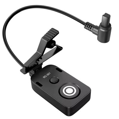 for Canon RS-80N3 Shutter Release Cable R5 R5C R5II 5DIV 5D3 5D2 6DII Remote Camera Small Shutter Release Control 11.8in/30cm Cable Remote Wired Button 1DX Mark II,1ds ii (RC301-N3 11.8in/30cm)