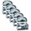 GREENCYCLE 5PK Compatible for LW Label Maker Tape 12mm 0.47 LK-4WBN LC 4WBN9 SS12KW Black on White Label Tape for LabelWorks LW PX300 LW PX350 LW PX400 LW PX700 view 1