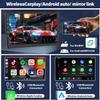 [8 Core/4G+64G] Radio for Nissan Sentra 2013-2017 Android 13 Car Stereo Wireless Apple Carplay&Android Auto, 10.1" IPS Touchscreen GPS Navi, Bluetooth 5.0 DSP FM RDS 32EQ 59UI WiFi SWC+Backup Cam&Mic view 4