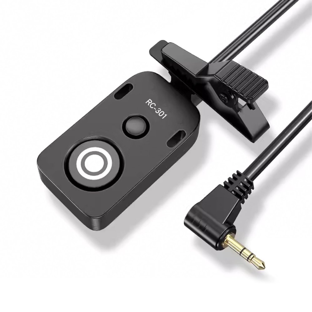 RC301-2.5mm 11.8in RS-60E3 Remote Switch Shutter Release Cord for Canon EOS Rebel T6 T7 T5 EOS R50V R6 Mark III II R6 R7 R8 R10 R100 RP T8i T7i T6s T6i T5i T4i SL3 SL2 90D 80D 70D 77D M5 M6