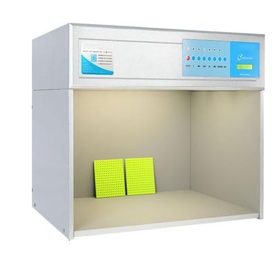 CNYST Color Matching Cabinet Colour Assessment Cabinet with 6 Light Sources D65, TL84, F, UV,CWF,U30 Automatically Alternating Among Light Sources Quick and Reliable Color Judgment