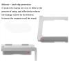 SPXTOM Foldable Laptop Riser, Ventilated Cooling, Aluminum, Ergonomic Laptop Stand, Portable, Desk Vertical Notebook Holder, All Laptops 15.6 in(A) view 3