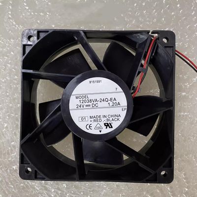 12038VA-24Q-EA DC24V 1.20A 2-Wire Fan Inverter Cooling Fan 120x120x38mm 12cm
