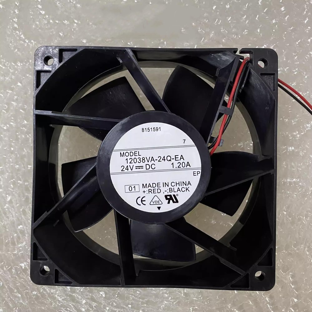 12038VA-24Q-EA DC24V 1.20A 2-Wire Fan Inverter Cooling Fan 120x120x38mm 12cm