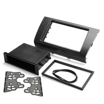 Carbon Fiber Car Center Console Air Vent Condition 1 or 2 Din Car Stereo Radio Fascia Panel Plate Frame DVD CD Panel Audio GPS Dash Mount Kit Adapter/Fit For Suzuki Swift 2005-2010 Car Stereo Dash