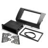 Carbon Fiber Car Center Console Air Vent Condition 1 or 2 Din Car Stereo Radio Fascia Panel Plate Frame DVD CD Panel Audio GPS Dash Mount Kit Adapter/Fit For Suzuki Swift 2005-2010 Car Stereo Dash view 1