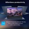 ASUS Vivobook 14" Business Laptop - Intel Core i3-1215U(Beats i7-1165G7), 16GB RAM, 512GB SSD, Intel UHD Graphics, FHD Anti-Glare, Windows 11 Pro & Office Lifetime License & Mouse, Quiet Blue view 3