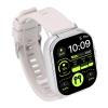 Ymiko Earbuds Smart Watch with HD Touch Screen, Fitness Tracker Sports Watch for Calls, Music, Weather Forecast, ABS, PC, Silicone (Silver) view 3