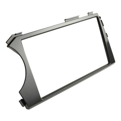 2 Din Audio Fascia Compatible with Ssang Yong Actyon 2006-2009 Kyron Radio GPS DVD Stereo CD Panel Dash Mount Installation Trim Kit Frame(Left drive,178X100mm)