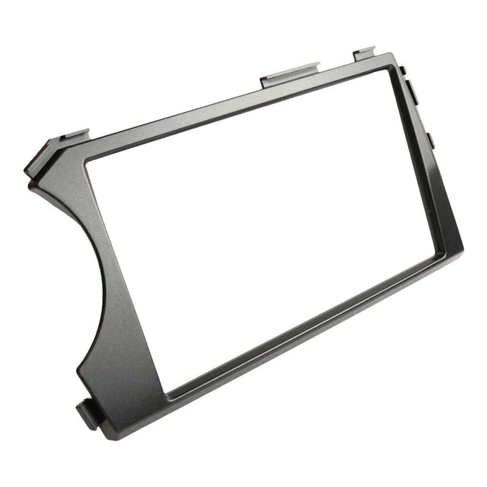 2 Din Audio Fascia Compatible with Ssang Yong Actyon 2006-2009 Kyron Radio GPS DVD Stereo CD Panel Dash Mount Installation Trim Kit Frame(Left drive,178X100mm)