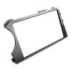 2 Din Audio Fascia Compatible with Ssang Yong Actyon 2006-2009 Kyron Radio GPS DVD Stereo CD Panel Dash Mount Installation Trim Kit Frame(Left drive,178X100mm) view 1