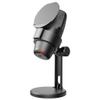 NovelGoal Gaming Microphone Noise Canceling Condenser Microphone with Anti-Spray Net RGB Live USB Microphone view 1
