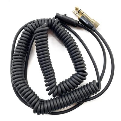 Karlass Coiled Cable Compatible with Q701/K712/K702/K271S/ HDJ-2000/HDJ-2000MK ll/H118 - Extension to 5M Cord with 6.35MM Adapter