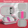 co2CREA for Anker Soundcore Select 4 Go Bluetooth Speaker Hard Protective Case, Portable Travel Case Replacement (White Case + Red Zipper) view 4