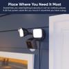 WYZE Floodlight Camera v2 with Plug-in Mount, 2K HD Outdoor Security Camera, Color Night Vision, Motion Activated, Electrical Box with 20ft Weather-Resistant Power Cable, Easy Installation (Black) view 2