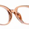 Dollger Blue Light Blocking Glasses For Woman Men Thick Frame Square Computer BlueLight Glasses Clear Lens Non-Prescription Transparent tea view 3