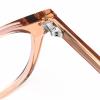Dollger Blue Light Blocking Glasses For Woman Men Thick Frame Square Computer BlueLight Glasses Clear Lens Non-Prescription Transparent tea view 4