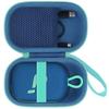 co2CREA for Anker Soundcore Select 4 Go Bluetooth Speaker Hard Protective Case, Portable Travel Case Replacement (Blue Case + Teal Zipper) view 1