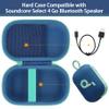 co2CREA for Anker Soundcore Select 4 Go Bluetooth Speaker Hard Protective Case, Portable Travel Case Replacement (Blue Case + Teal Zipper) view 3