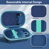co2CREA for Anker Soundcore Select 4 Go Bluetooth Speaker Hard Protective Case, Portable Travel Case Replacement (Blue Case + Teal Zipper) view 4