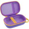 co2CREA for Anker Soundcore Select 4 Go Bluetooth Speaker Hard Protective Case, Portable Travel Case Replacement (Purple Case + Yellow Zipper) view 2