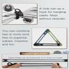 10 Pcs Silicone Reusable Cable Ties, Viaky Cord Organizer Wire Holders for Cords Cable Straps Travel USB Charging Earphone Cable Management (Black-2) view 3