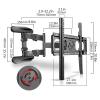 ENGENDER TV Mount Tv Brackets for Wall Mount40-80 Inch Adjustable 180 Swivel Fixed Wall Mount Tv Bracket Extension Tilt Tv Bracket TV Wall Mount view 2