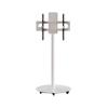 ENGENDER TV Mount Simple Household Movable TV Stand White Floor-Standing Bracket Lifting Suitable for 40~70 Inch TV Stand TV Wall Mount view 1
