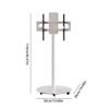 ENGENDER TV Mount Simple Household Movable TV Stand White Floor-Standing Bracket Lifting Suitable for 40~70 Inch TV Stand TV Wall Mount view 2