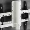 ENGENDER TV Mount Simple Household Movable TV Stand White Floor-Standing Bracket Lifting Suitable for 40~70 Inch TV Stand TV Wall Mount view 3
