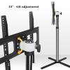 ENGENDER TV Mount Universal Floor TV Bracket Indoor TV Stand Height Adjustable, Tilt, Swivel TV Stand for 32 to 50 Inch Flat Curved TV Stand TV Wall Mount view 3