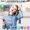 2 in 1 iPhone Microphone Adapter for Live-Streaming [MFi Certified], Lightning to 3.5mm Audio Jack and Charger Lightning Splitter, Apple Dongle Headphone Jack and Charger for iPhone 14/13/12/11/ iPad view 3