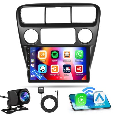 Inefala [2G+64G] Android 15 Car Radio for Honda Accord 6th 1998-2004 with Wireless Carplay/Android Auto, 9 Inch HD Touchscreen Car Stereo with GPS WiFi Bluetooth FM/RDS SWC Backup Camera MIC