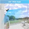 WEILAILIFE 130 Wide-Angle & 2-Way Audio Outdoor Wireless Security Camera System, WiFi Video Surveillance, Home Security Cameras view 2