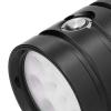 Glomora Professional Diving Photography Fill Light 10000LM 12LED Flashlight Waterproof Torch for Underwater Diving (Black) view 4