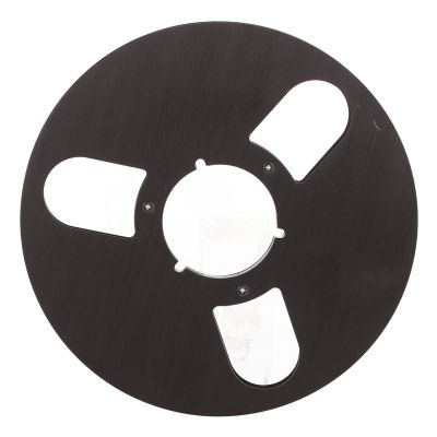 Mtlavishness E N 4 10 Inch Empty Tape Reel Aluminum Alloy Reel Tape Recorder Accessory Empty Disc Opening Machine Parts For Nab Silver (Black)