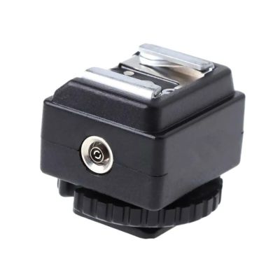 Built-in PC Sync Socket Camera Hot Shoe Mount Adapter Video Accessory Bracket for Canon Flash to Camera