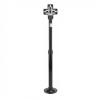 ASHATA Hologram Fan Stand with Base, 3D Advertising Display Ceiling Bracket Adjustable Extendable 15.5 to 24 Inches for 3D Holographic Fan Advertising Machine, Load 8.81lb view 1