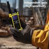 KETELESE T3F IP67 Waterproof Walkie Talkies, Rugged Two Way Radio with Earpiece, Triple Proof, Three Charging Options, FRS 2 Way Radio 22 Channels, NOAA, VOX (6 Pack), Black/Yellow view 3