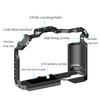 NovelGoal Metal Camera Cage for Nkon ZF Handheld Vertical Expansion Frame Stabilizer Accessories Built-in Arca-Swiss Quick Release Plate view 4