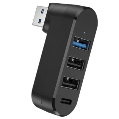 4 Port USB Port Splitter - USB 3.0 Hub USB Expander, Multi USB Port Hub Splitter | Multiport Expander USB Adapter Station, USB C Power/Data Port Multiport Expander for Laptop Car Desktop Computer PC