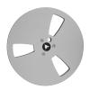 1/4 7 Inch Empty Tape Reel, 3 Holes Open Reel Sound Tape Empty Take Up Reel, Aluminum Alloy Universal Recording Empty Reel for Reel to Reel Tape Recorder (Silver) view 1
