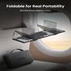 ProtoArc Foldable Keyboard Mouse Combo, XKM01 CaseUp Portable Bluetooth Keyboard and Mouse with Laptop Stand, a Mobile Work Solution for On-The-Go, Compatible with Laptop PC MacBook Windows Mac OS view 4