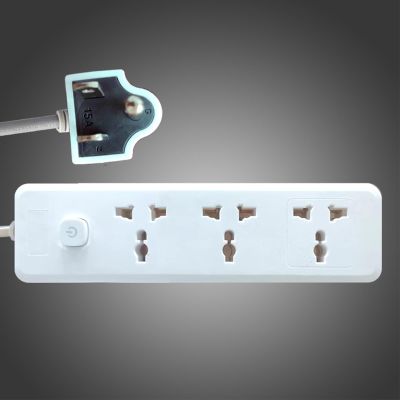 ZTYGXMB Surge Protector Power Strip with 6 Ft/9.2Ft/15.7Ft Extension Cord, 3 Widely Outlets, Flat Plug2500W, 15A, Small Power Strip Desk Charging Station for Travel Home Office 15.7ft