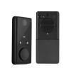 Splenssy Smart Door Lock, Keyless Entry Door Lock, APP, Fingerprint, RFID Card, Key, Passcode - 5 Entry Methods, Aluminum Alloy Door Lock for 35-55 Thickness Office, Home, Bedroom Door - Black view 1