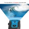 Head-Mounted Sports Camera 1080P Action Camera with LED Light for Night Vision Wearable Body Camera with Elastic Headband for Outdoor Adventures (Black Blue) view 4